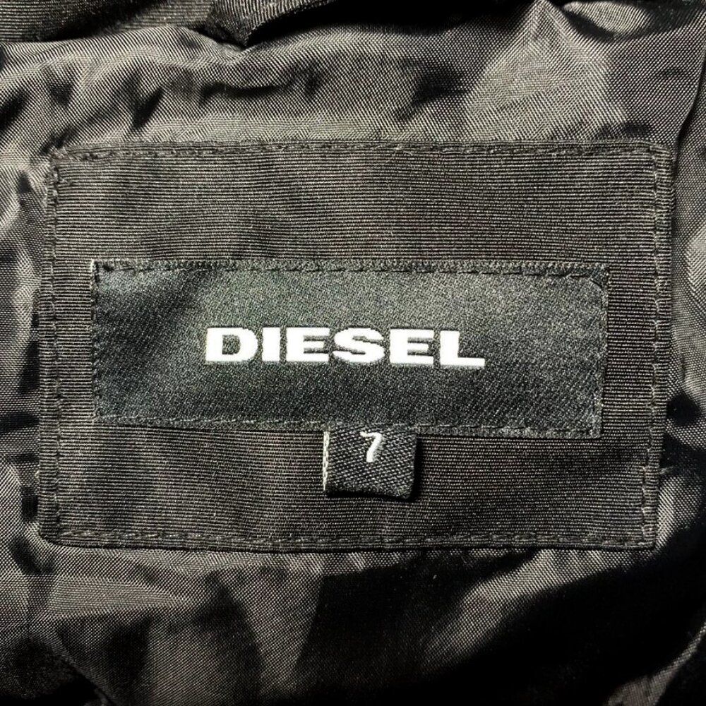NWT DIESEL Kid's Winter Parka With Fake Fur Hood - Picture 7 of 8
